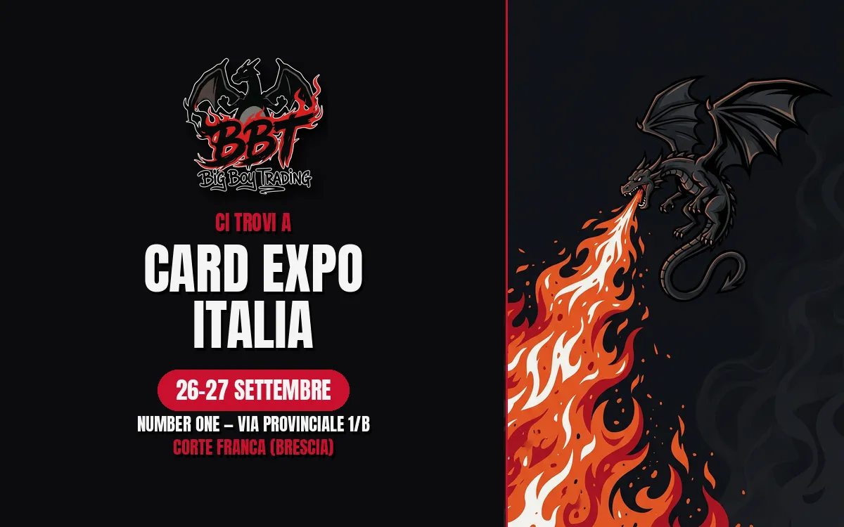 Card Expo Italia 2026 — BBT presente: 26-27 settembre, Number One, Corte Franca (Brescia)
