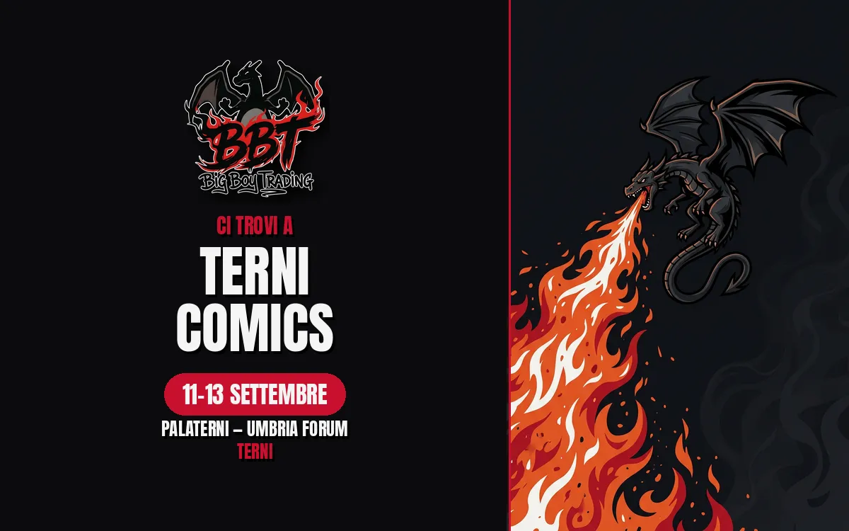 Terni Comics 2026 — BBT presente: 11-13 settembre, PalaTerni — Umbria Forum, Terni